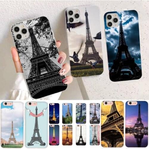 YNDFCNB Paris Eiffel Tower France Phone Case for iPhone 11 12 pro XS MAX 8 7 6 6S Plus X 5S SE 2020 XR case