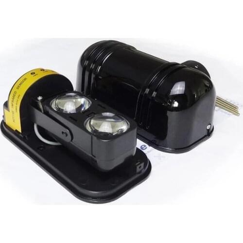 Dual Beam Sensor Active Infrared Intrusion Detector With Detect Distance 30-150M For Perimeter Wall Barrier GSM Alarm System