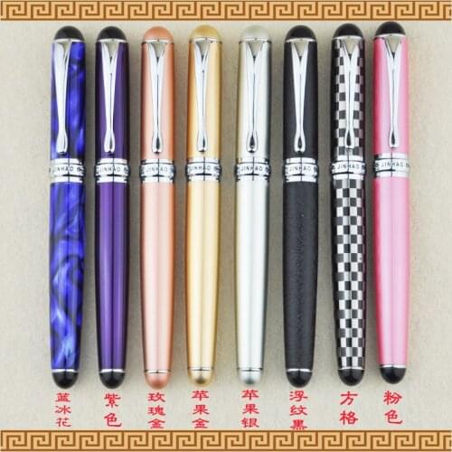 Jinhao X750 High Quality Classic Style Rollerball Pen 0.7mm Metal Steel Ballpoint Pens School Stationery Supplies Free Shipping
