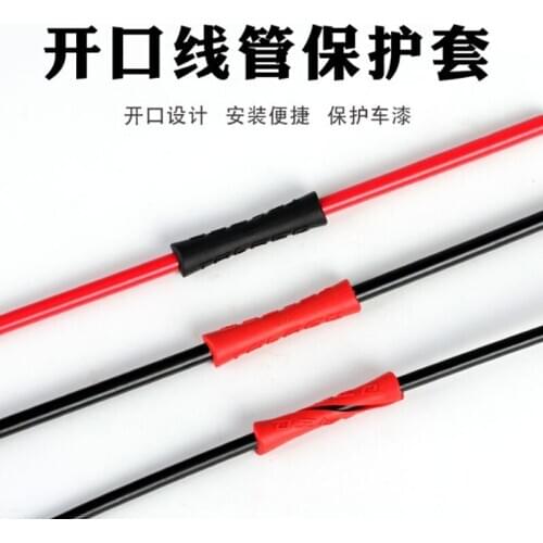 Bicycle Brake Cable Housing Mtb Rubber Protective Sleeve Brake Cable Protectors Guides Bike Accessory