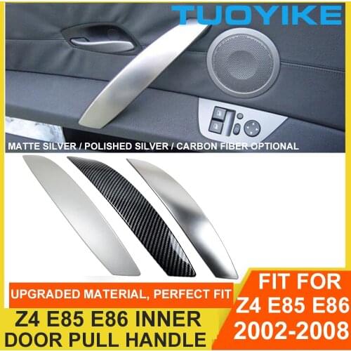 Left Right Hand Driver Passenger Side Interior Front Door Pull Handle Panel Cover Trim Replacement For BMW Z4 E85 E86 2002-2008