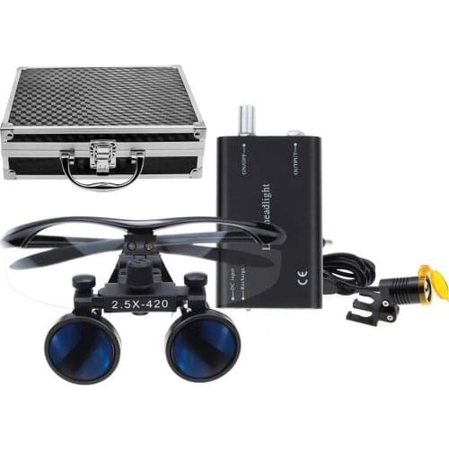 Medical Health Services Dental loupe with LED Headlight