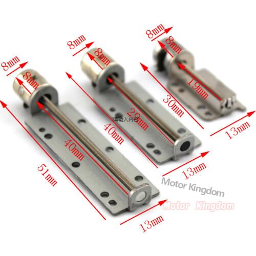 30mm 40mm 50mm Micro Mini Electric Precision Screw Slide Stepper Motor DC 5V 2 Phase 4 Wire Long Linear Actuator
