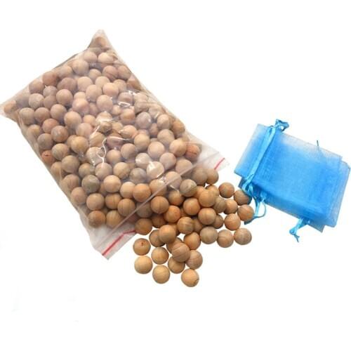 NEW 50Pcs Natural Cedar Wood Moth Balls Camphor Repellent Wardrobe Clothes Drawer