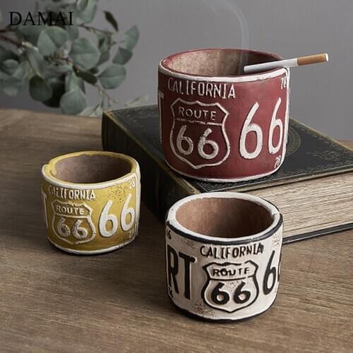 Nordic Retro Cigar Ashtray Home Decor Creativity Funny Ash Tray Mold Portable Smoke Tray Living Room Decoration Accessories