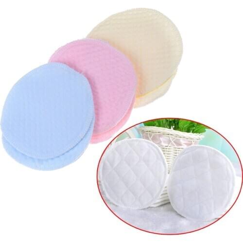 6pcs Washable Breathable Absorbency Breast Pads Anti-overflow Maternity Nursing Pad Baby Feeding Breastfeeding Mom