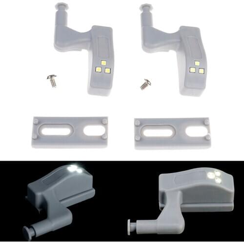 Cabinet Cupboard Closet Furniture Door Inner Hinge Led Sensor Light Home Supply