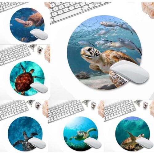 Turtle Silicone large/small Pad to Mouse Game Round Non-slip Cushion