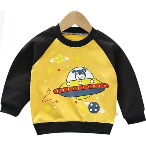 Boys Sweatshirt Cotton Spring and Autumn Wear New Style Childrens Striped Pullover Tops Boys Clothes Fall Clothes for Kids