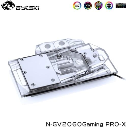 Bykski GPU Water Block For Gigabyte Geforce RTX2060 Gaming OC PRO 6G ,1660Ti/1660 Gaming OC 6G ,Full Cover,N-GV2060Gaming PRO-X