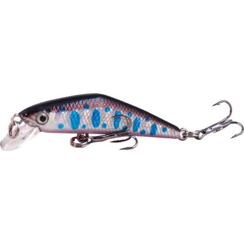 New Hot Sale Hard Minnow Fishing Lure 68mm Topwater Floating Wobblers Crankbait Bass Jig Artificial Baits Pike Carp Lures Peche