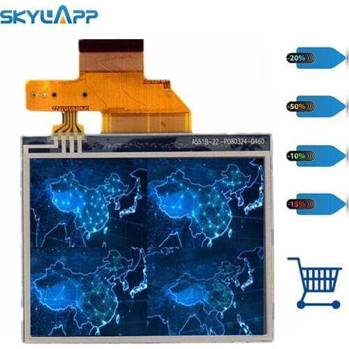 Skylarpu 3.5 inch LCD screen for Garmin Nuvi 200 255 260 270 275 1200 1240 1250 LQ035Q1DH01 display panel Free shipping