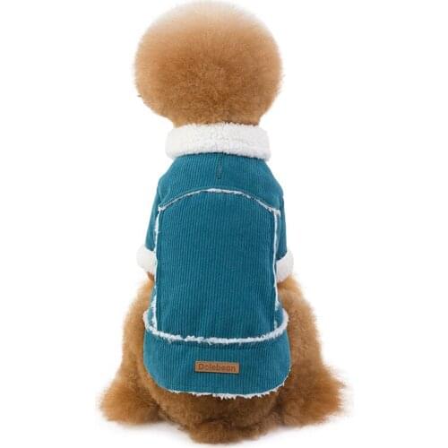 Dog Winter Clothes Plus Fleece Fur Collar Down Jacket For Pet Top Quality Medium And Small Dog Coats And Jackets