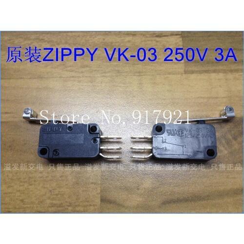 [ZOB] The original Taiwan ZIPPY VK-03 imported long round micro switch / limit / switch 3A250V --50pcs/lot