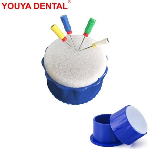 2pc Dental Endo Stand Endodontic Box Cleaning Foam File Drills Block Holder Autoclavable Dentistry Lab Dentist Product Equipment