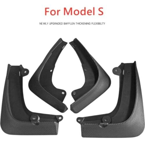 4x Car Mud Flaps Splash Guards Fender Mudguard for Tesla Model s 2019