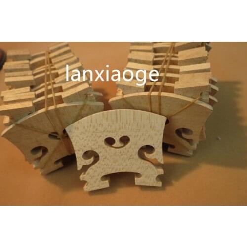 Violin part,50pcs Strong BAROQUE violin bridges fine maple laser precise 4/4