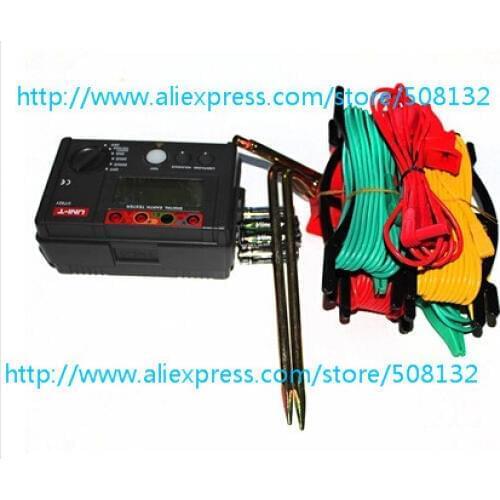 UNI-T UT521 LCD Digital Earth Ground Resistance Voltage Meter Tester 0-200V 0-2000 ohm