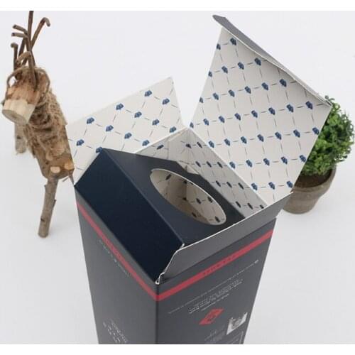 Healing Glass Perfume Bottle 100ML Crystal Spray box packaging,Biodegradable paper cosmetic packaging box ---XP0877