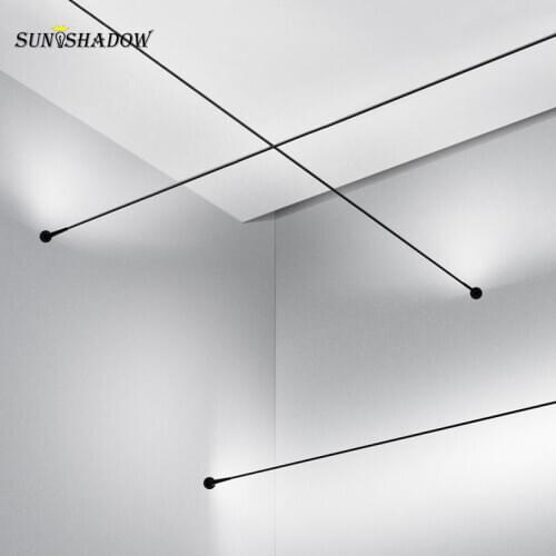 5m 6m 7m Modern Led Chandelier Skyline Bar Light Ceiling Mounted Chandelier Lighting for Living room Bedroom Dining room Kitchen