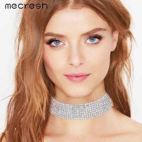 Серебряные чокеры Mecresh China At AliExpress