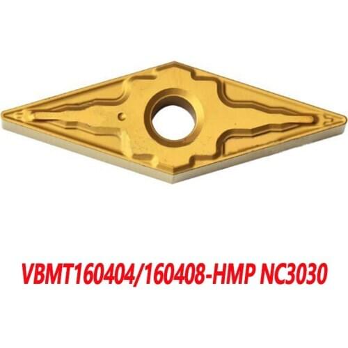 Original VBMT160404-HMP NC3030 VBMT160408 Carbide Insert Blades 100% Korean Imports Used For Steel Processing Quality Assurance
