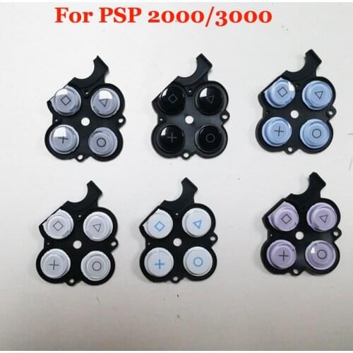 Original Right Conductive Rubber Functional Buttons for Sony PSP 2000 Conductive Button Plastic Pads For PSP2000
