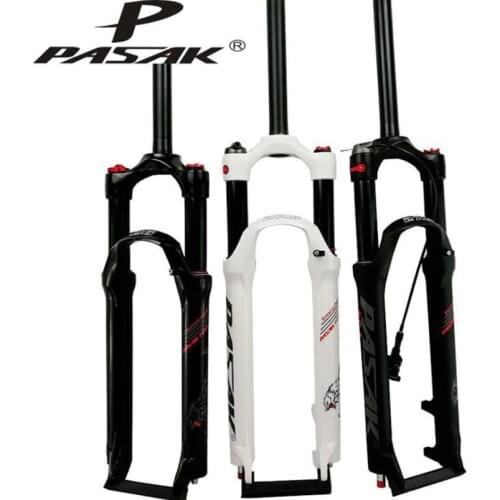 PASAK Mountain bicycle Fork 26in 27.5in 29 inch MTB bikes suspension fork air damping front fork remote and manual control HL RL