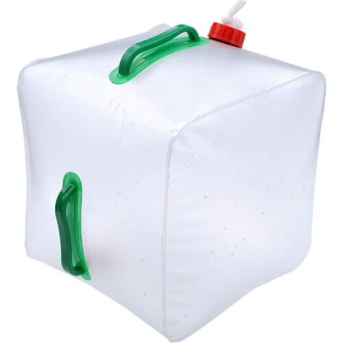 Portable Outdoor Camping, Picnic Water Bag, Large Capacity 20L Super Large Folding Outdoor Simple Water Bucket Drinking Bucket
