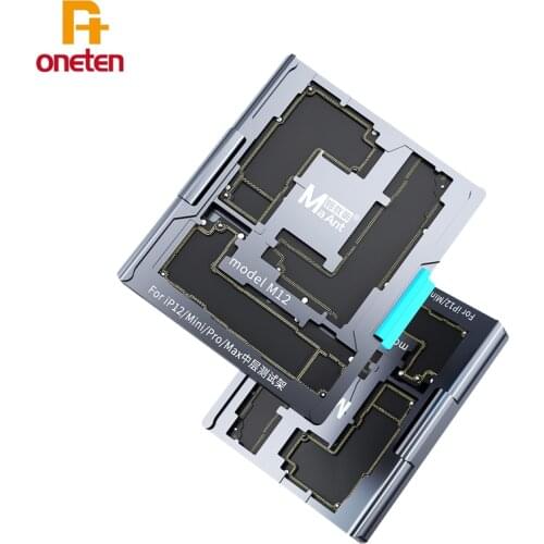 MaAnt Motherboard Layered Test Fixture M12 For iPhone X XSMAX 11 12 PROMAX MINI Logic board Layered Tester Maintenance Tools
