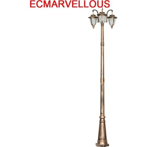 Lampu Jalan Tenaga Surya Off Road Garden Straatverlichting LED Lampione Lampa Uliczna Plaza Luminaire Exterieur Street Light