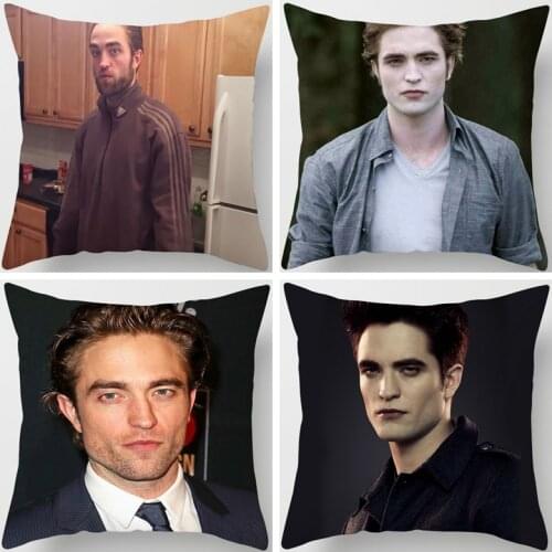 ZENGA The Twilight Robert Pattinson Cushion Cover Pillow Cover For Living Room DecoratIve Pillows For Sofa Home Decor Pillowcase