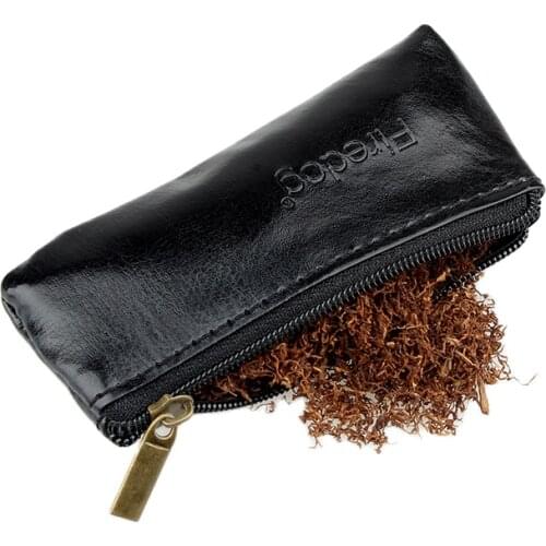 PU Leather Tobacco Pouch Rolling Paper Storage Pouch Paper Holder Smoking Accessories Tobacco Storage Bags Men Gift