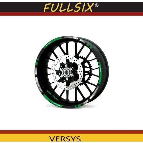 Motorcycle Reflective Wheel Rim Stripe Decal Sticker For KAWASAKI Versys650 Versys10