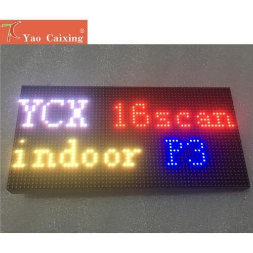 P3 Rgb Indoor Smd Matrix 64x32 Pixel Panel 192x96mm Led Display Digit Module