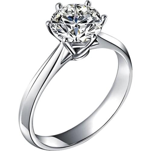 Designer Original S925 Sterling Silver Female Ring Couple Fine Jewelry Marriage Luxury Charm Engagement Elegant and Exquisite