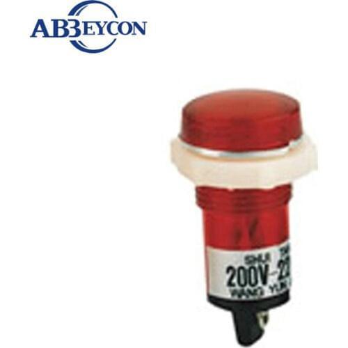 ZS116 15mm High quality Red pilot light for audio tube amplifier indicator light 120v
