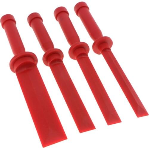 Car Dashboard Door Clip Panel Removal Install Repair Open Tools Red 4pcs