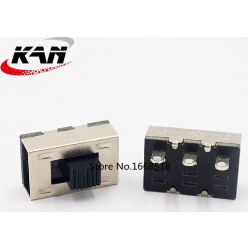 50pcs SS-22H01 two-stage high-current toggle switch, 3-pin vertical without fixed feet, 2-stage 6-pin push power switch