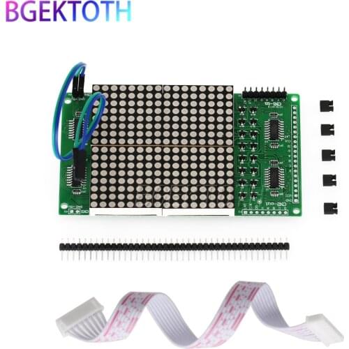16X16 dot matrix module LED dot matrix screen red LED dot matrix display LED dot matrix display module