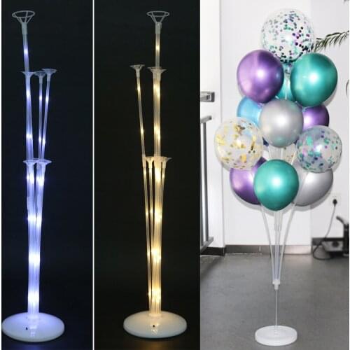 7 Tube Balloon Holder Balloons Stand Column Confetti Balloon Kids Birthday Party Baby Shower Wedding Decoration Supplies