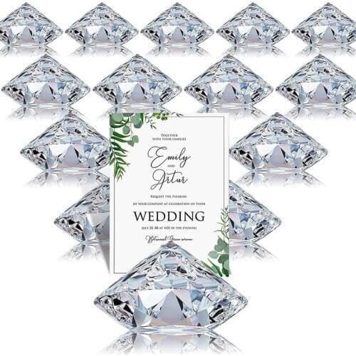 Diamond Number card Holder Wedding engagement banquet reception baby shower birthday company dinner event Table decoration gift