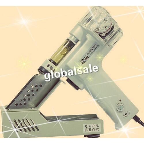 FREE SHIPPING S-998P Electric Vacuum Double-Pump Solder Sucker Desoldering Gun Soldering Iron 110/220V 100W