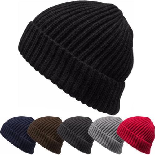 Oversize baggy crochet hat warm men slouch cap winter unisex knit ski beanie