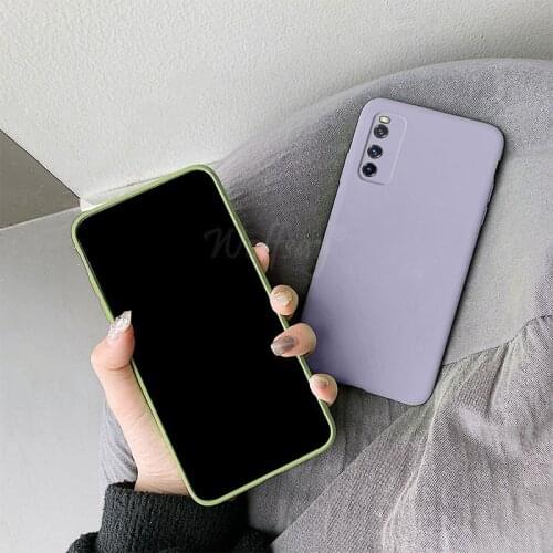 Candy Solid Color Liquid Case For Vivo iQOO Neo 3 5G Case For Vivo iQOO Z1 5G Phone Case For Vivo iQOO Neo3 Cover iQOO Z1 6.57"