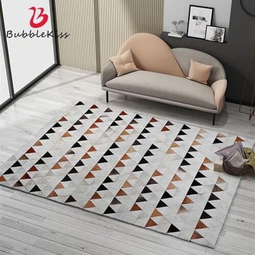 Bubble Kiss Carpets For Living Room Modern Geometric Sofa Bedroom Home Decor Retro Color Rugs Machine Washable Customized Mats