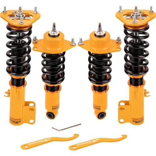 Shock Coilover Kit For Toyota Corolla 2009-2017 E140\ 24-Ways Adjustable Damper Suspensions Spring Strut Set
