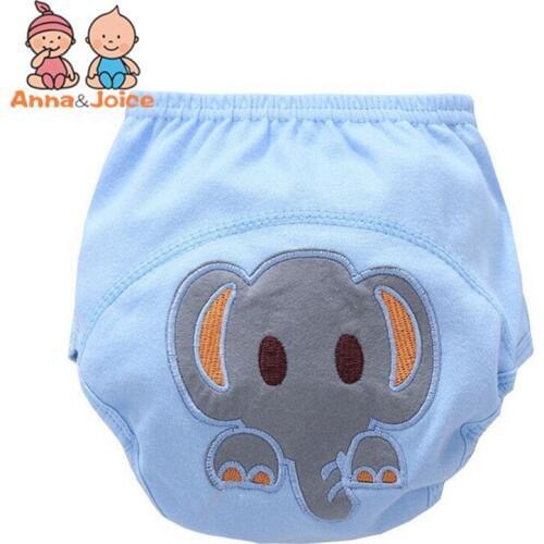 10pcs Baby Boys Girls Washable Diapers Cotton Underpants/Training Pants 80/90/100