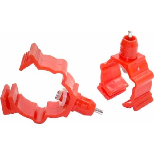 Poultry drinking equipment Animal feeding Drinker for chickens automatic bird Drinkings nipple drinking bowl for chickens 50 Pcs