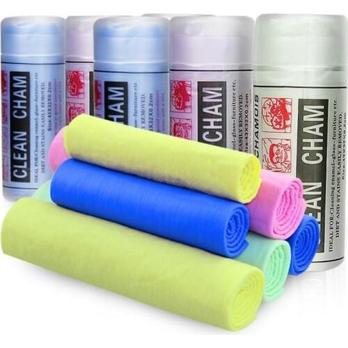 43x32x0.2cm Microfiber Car Care Wash Towel Super Absorption Cleaning Polishing Cloths Synthetic Suede Handkerchie